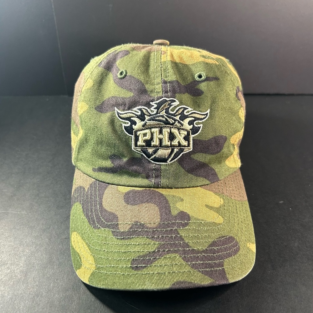 Phoenix Suns Hat Baseball Cap Adjustable Camouflage Y2K Retro NBA Camo Logo